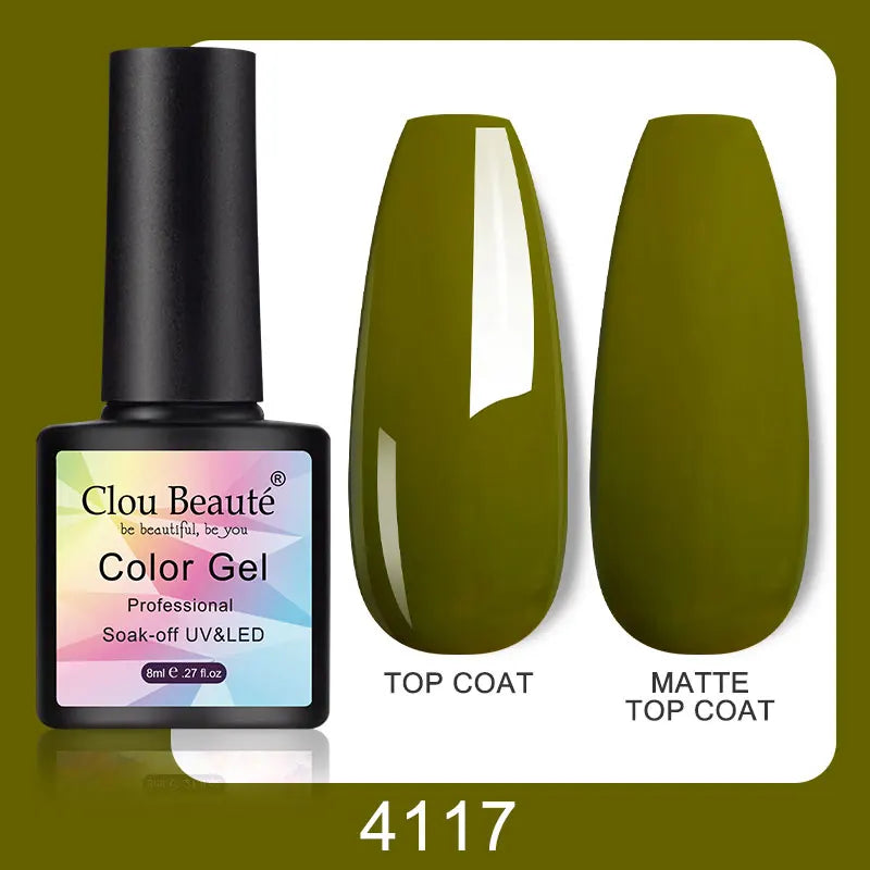 Clou Beaute Color Pop – 8ml Gel Varnish for Bold, Long-Lasting Nail Art (UV/LED Cure)