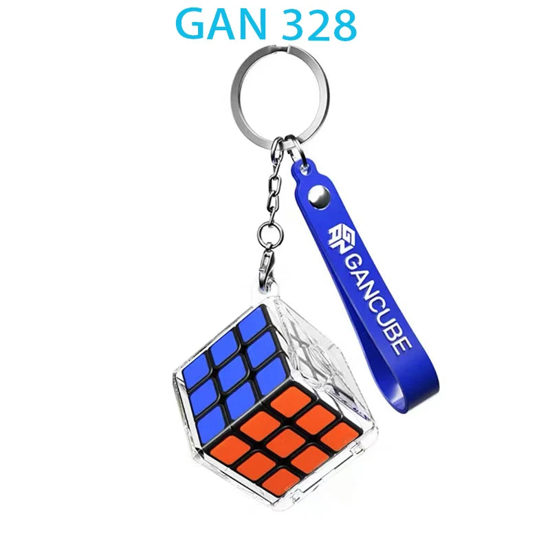 [JudyCube] GAN 328 Mini Keychain Cube 3x3x3 Puzzle Magic Cube GAN328 Mini Children's Gifts GAN 330 Speed Cube Key buckle