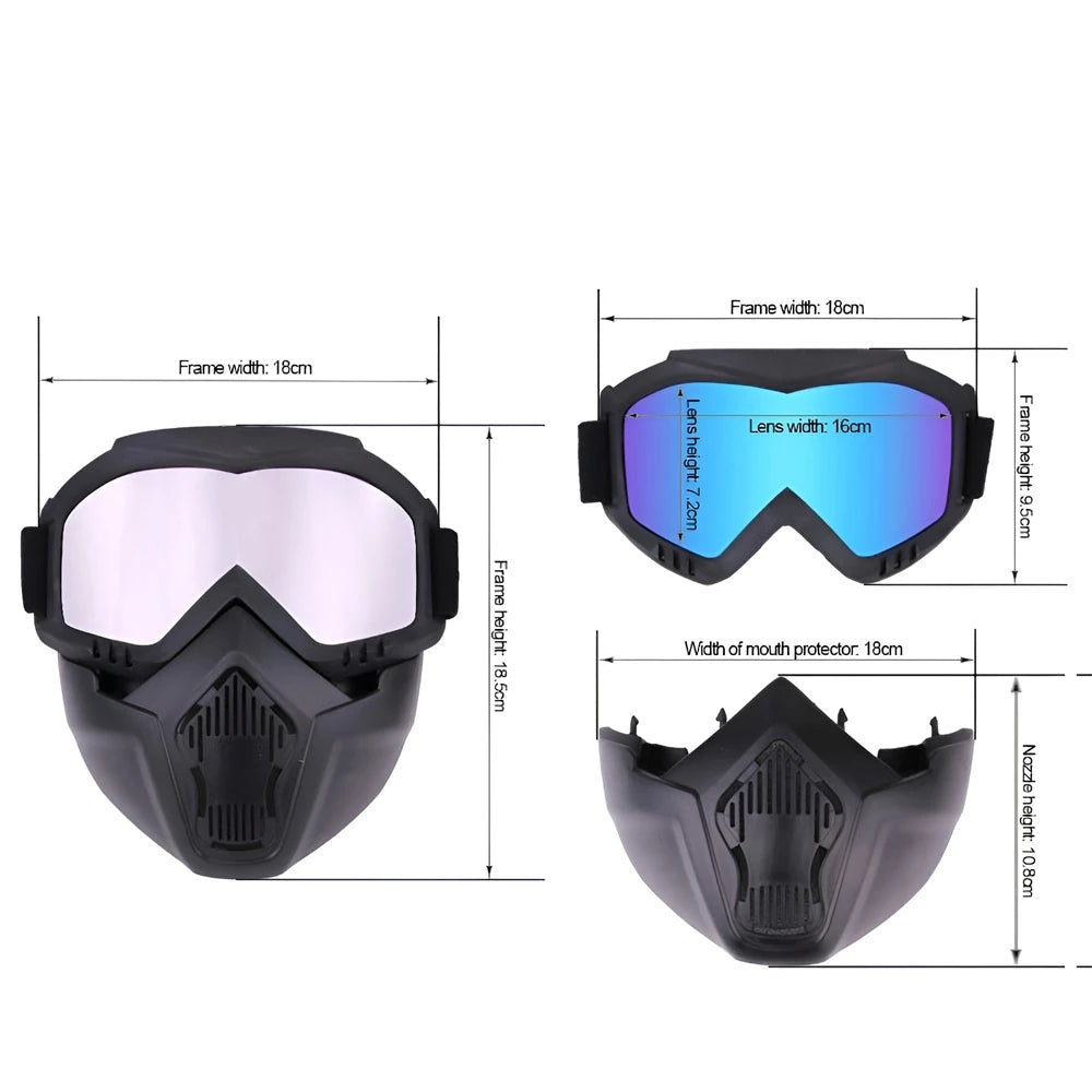 Welding Glasses Motorcycle Goggle Safety Welder Mask Wrap Around Protection Flame Resistant Welding Goggles Breathable Full Face