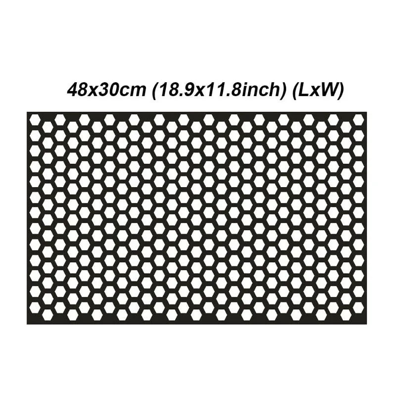 Car Tail Lights Honeycomb Decor Stickers Cuttable Auto Car Rear Tail Light Lamp Honeycomb StylingTaillight  Decals Accessories