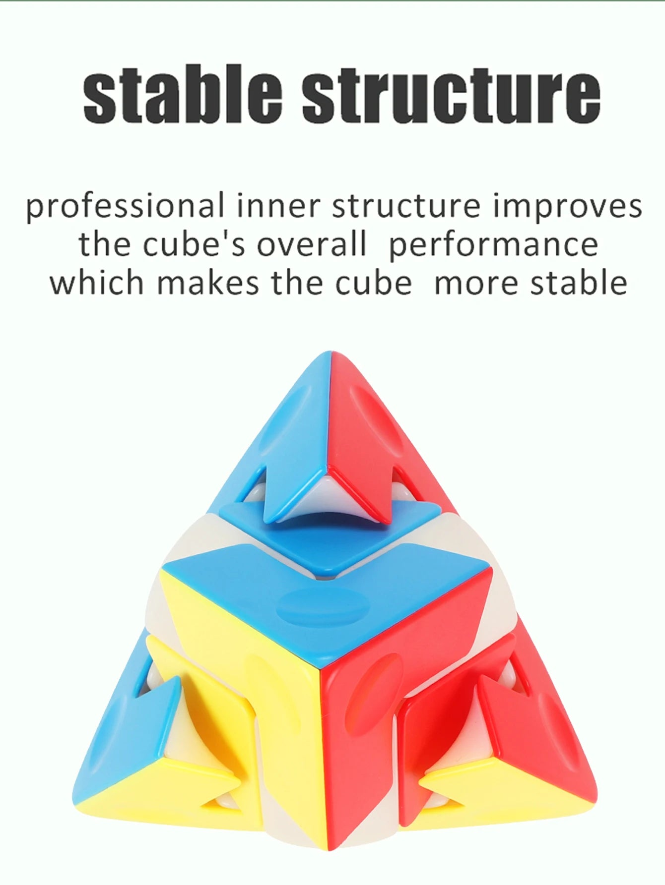SENGSO Magic Tower 2x2 3x3 Magic Cube Pyraminx Special Cube & Keychain cube Stickerless Speed Cube Triangle Cube Brain Teasers