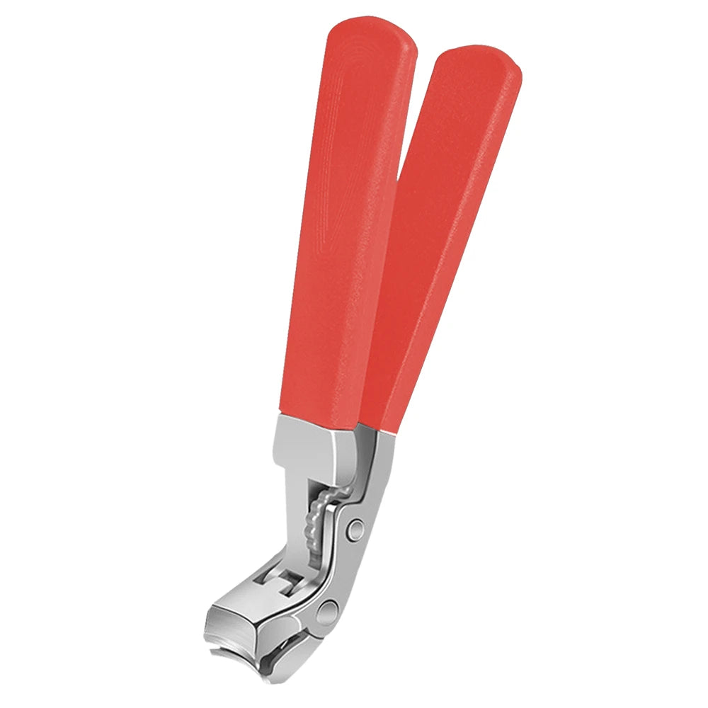 Heavy-Duty Nail Cutter – 1PCS Angled Clipper with Safety Lock & Catcher for Tough Nails