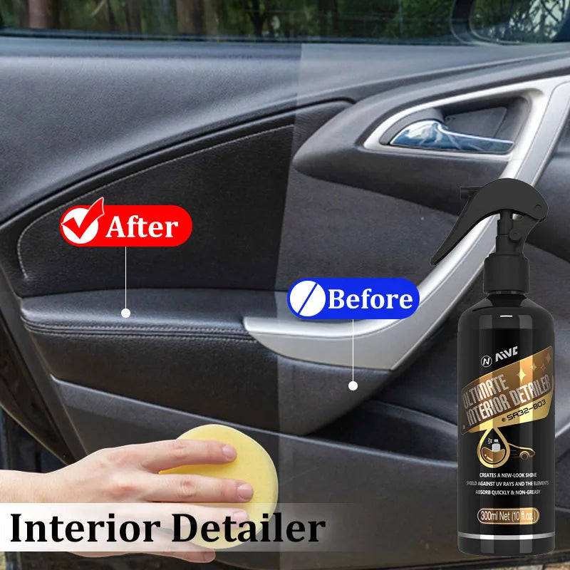 Car Plastic Restorer Back To Black Gloss Leather Polish Coating Car Cleaning Products Plastic Parts Refurish Auto Detailing