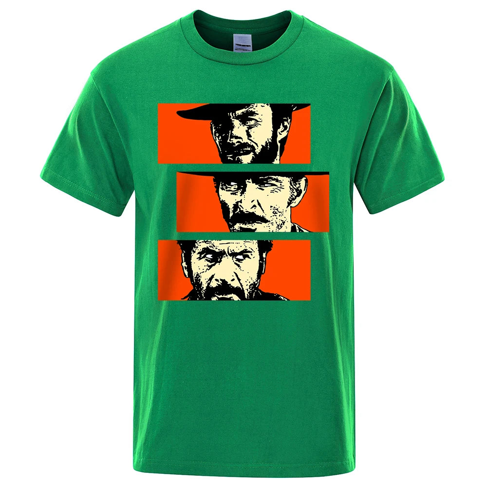 The Good, The Bad & The Stylish – Oversized Cowboy Tee for Classic Western Fans!