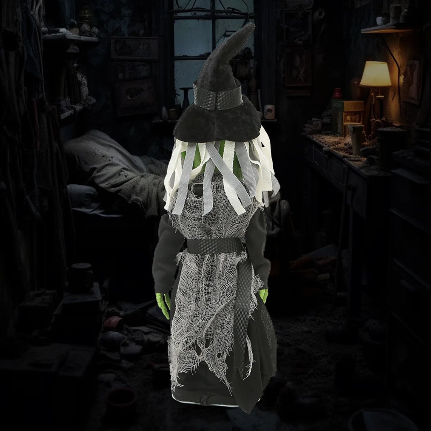 Spooky Sass Standing Witch – She Cackles, You Giggle!