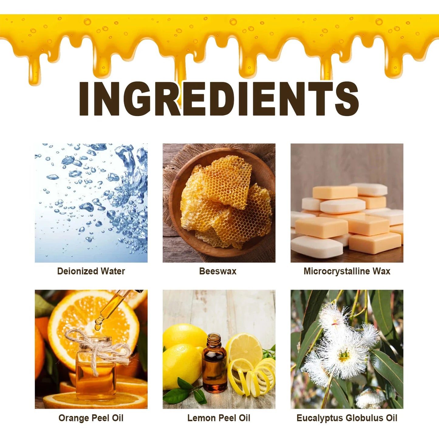 Portable Natural Micro-Molecularized Beeswax Spray Repair Polishing Suitable For Floor Furniture Waterproof Brightening Wax