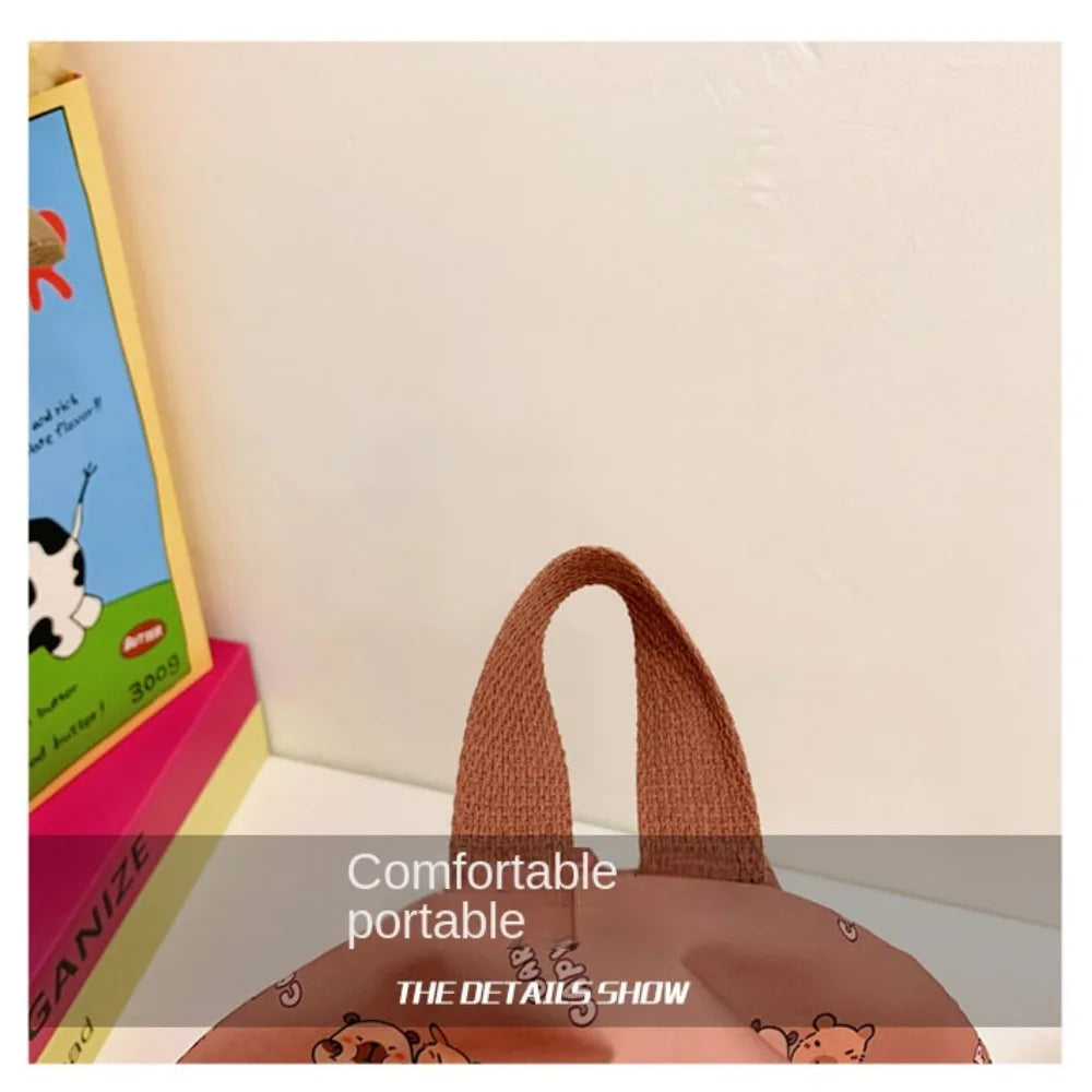 Capybara Breeze Backpack – Ultra-Light Cuteness for School & Play!