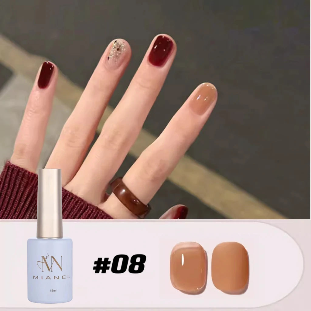 MIANEL 3-in-1 Gel Nail Polish – One-Step Formula for Vibrant Summer Nails