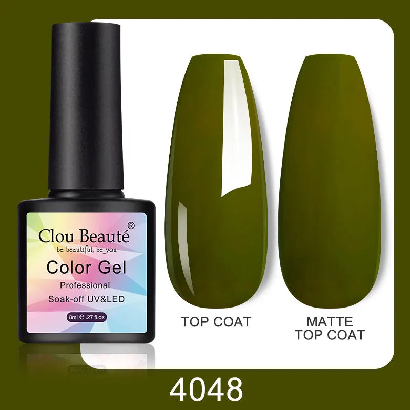 Clou Beaute Color Pop – 8ml Gel Varnish for Bold, Long-Lasting Nail Art (UV/LED Cure)