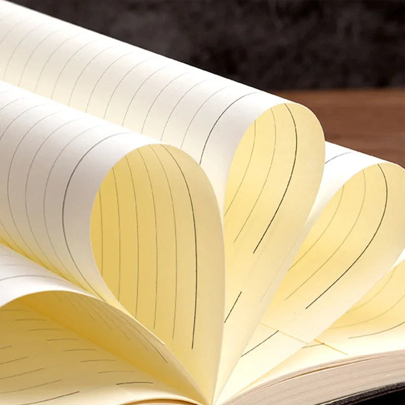 A5 Soft Leather Notebook with 120 Inner Pages, Waterproof Cover and Comfortable Touch