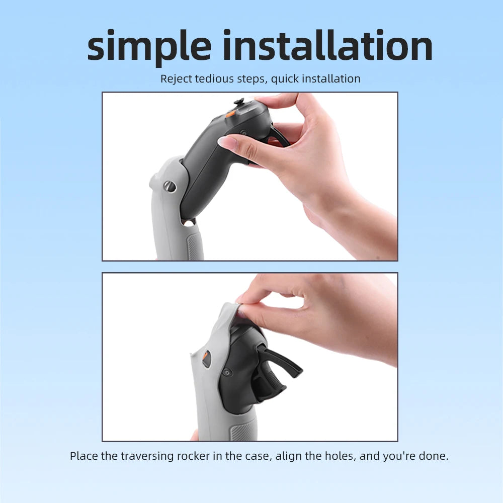 BRDRC Silicone Case for DJI Avata 2 RC Motion 3 Controller Soft Sleeve Skin Cover Anti-scratch Protective Shell Accessories