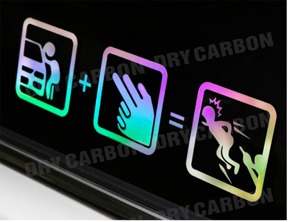 Creative Don't Touch My Car Car Sticker Decals - Funny Exterior Auto Decals for Universal Car Window Accessories