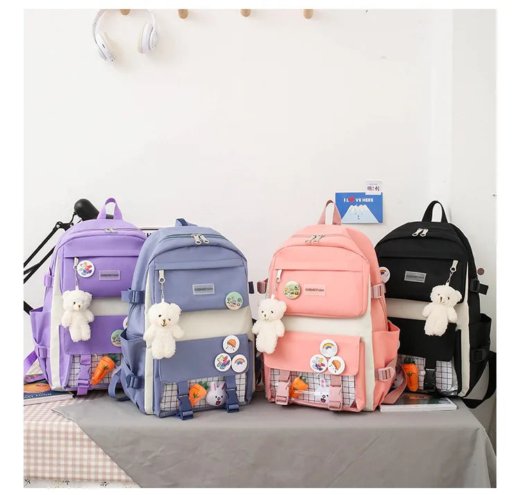Mega School Backpack Set – Bold, Roomy & Class-Ready!