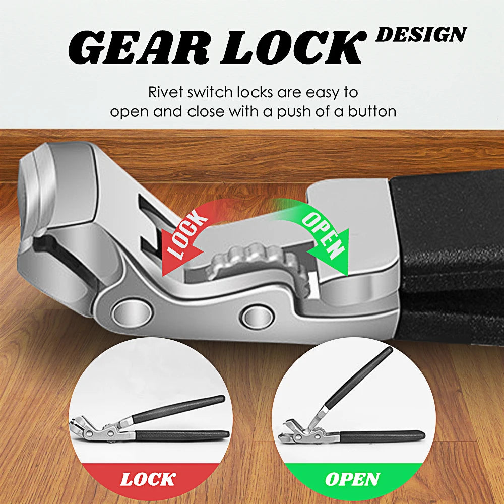 Heavy-Duty Nail Cutter – 1PCS Angled Clipper with Safety Lock & Catcher for Tough Nails