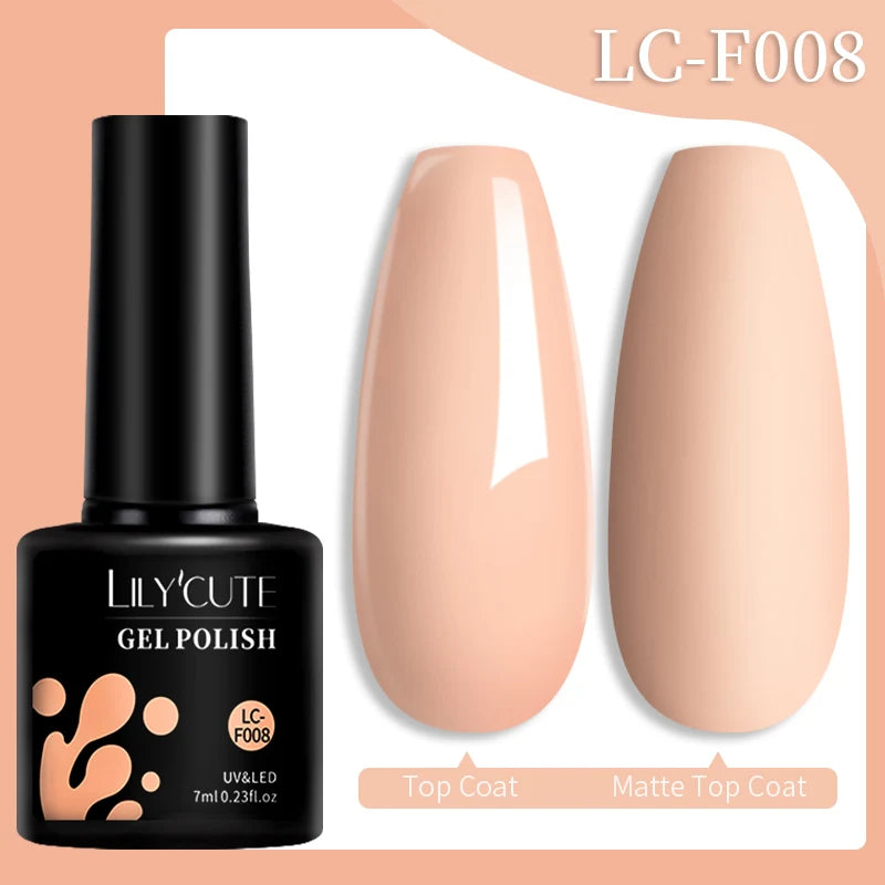 LILYCUTE Color Explosion – 184 Shades of Long-Lasting Gel Polish with Red Glitter Magic