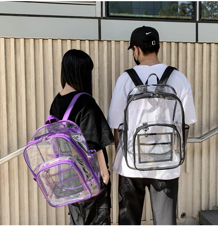 Crystal Carry All – Sleek, Spacious & Splash-Proof Style!