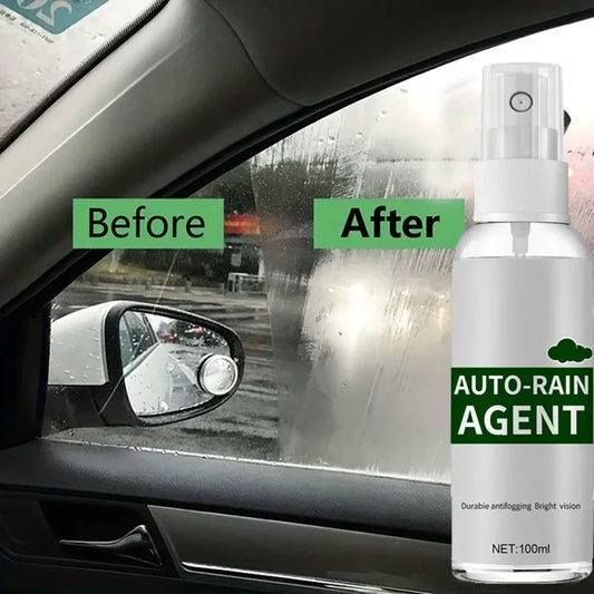Long-Lasting Anti-Fog Spray For Car Glass And Helmets Easy Windshield And Interior Window Defogger Clear Visibility Anti-Fogging