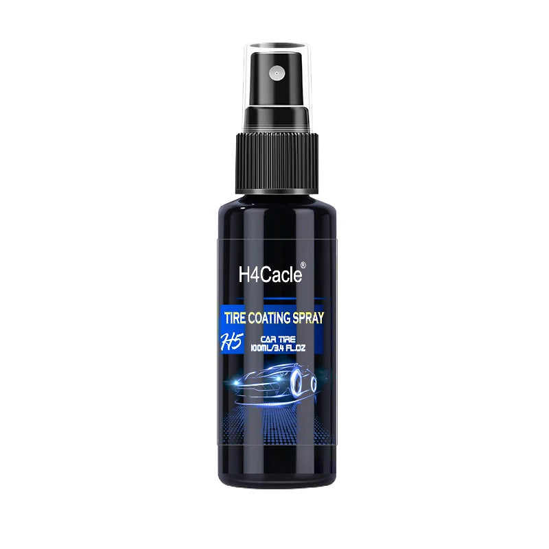 Tire Coating Spray A Quick Shining Formula for Tires Plastics and Rubbers Provides Long Lasting Luster and Protection