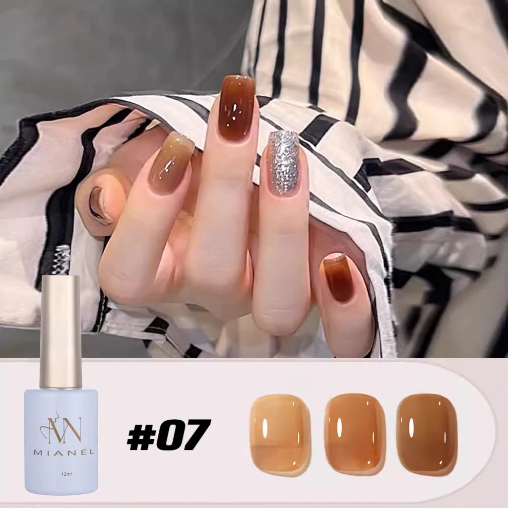 MIANEL 3-in-1 Gel Nail Polish – One-Step Formula for Vibrant Summer Nails
