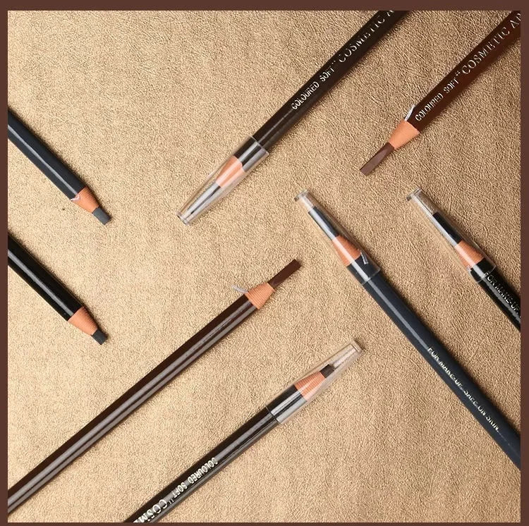 Tear Off Pull Line Eyebrow Pencil, Not Sharpen Need Eyebrow Pencil, Natural Color Rendering, Sweat Proof And Smudge Proof Eyebro