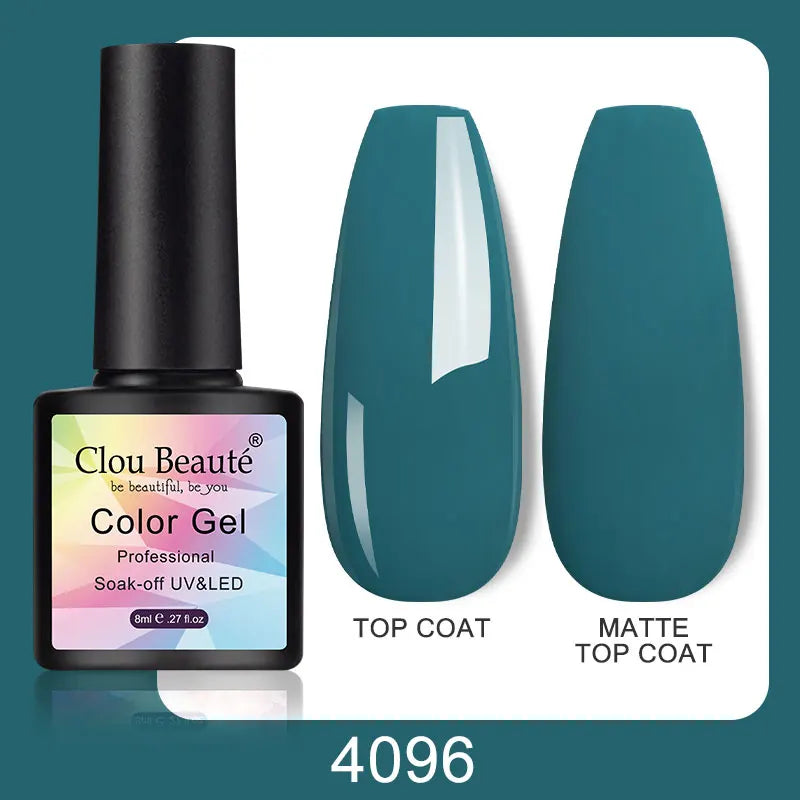Clou Beaute Color Pop – 8ml Gel Varnish for Bold, Long-Lasting Nail Art (UV/LED Cure)