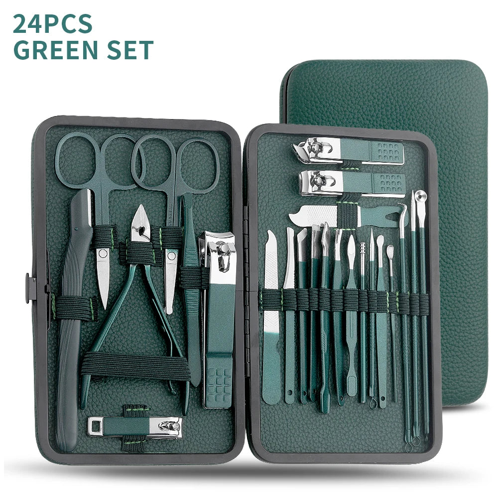 Deluxe 24-in-1 Nail Clipper & Pedicure Kit