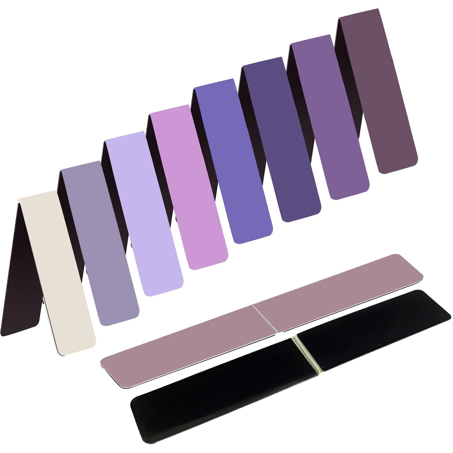 10-Color Magnetic Bookmarks – 10PCS Page Markers for Students, Teachers & Reading Fans at School, Home & Office
