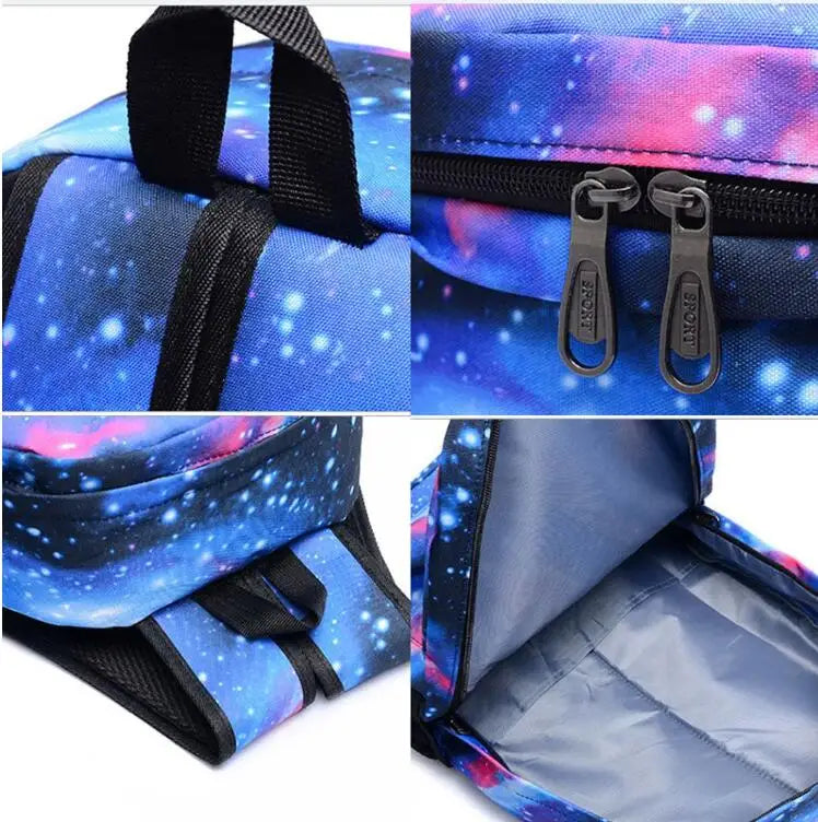 CR7 3-Piece Backpack Set – Lightweight School & Travel Bags for Boys, Girls, Teens & Adults