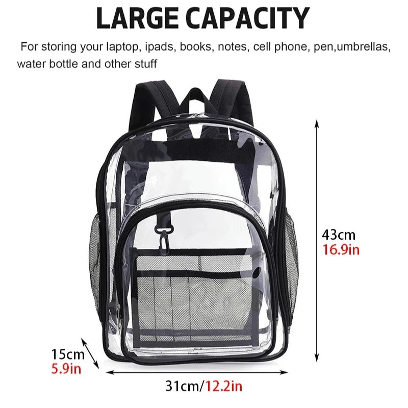 Crystal Carry All – Sleek, Spacious & Splash-Proof Style!