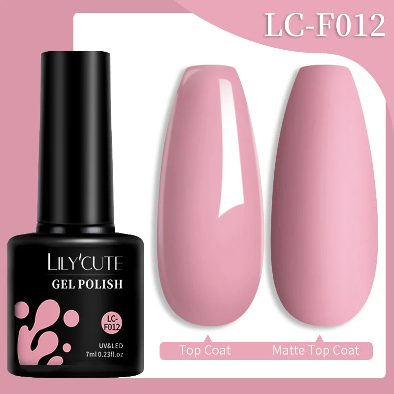 LILYCUTE Color Explosion – 184 Shades of Long-Lasting Gel Polish with Red Glitter Magic