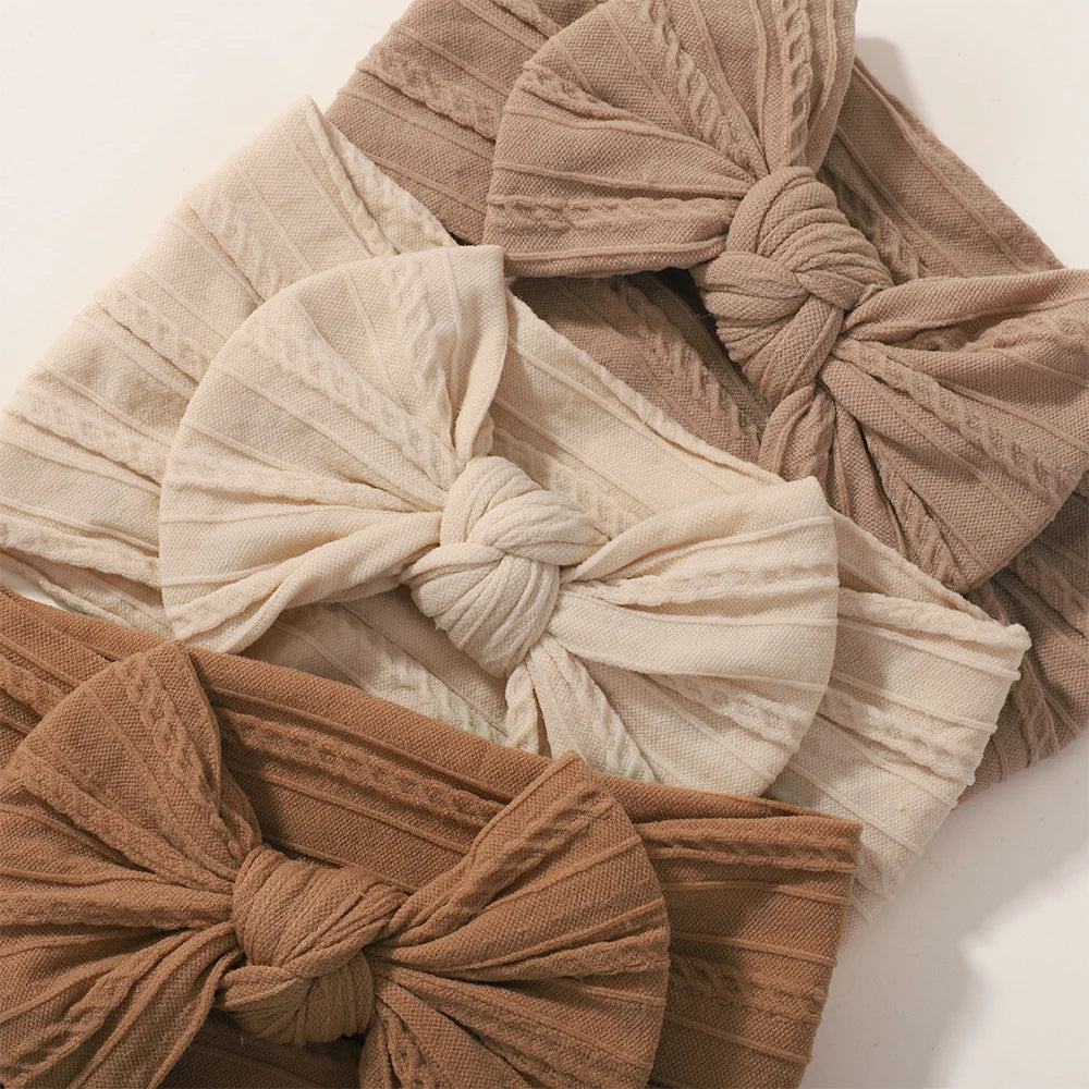 3-Pack Baby Bow Headbands – Soft, Stretchy & Sweet for Little Ones!