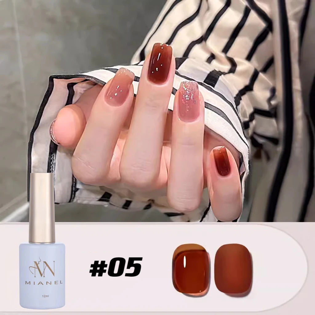 MIANEL 3-in-1 Gel Nail Polish – One-Step Formula for Vibrant Summer Nails