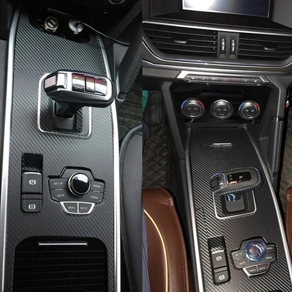 30*127cm Car Stickers and Decals 3D Carbon Fiber Vinyl Wrap Sheet Roll Protective Custom Film Auto Styling Exterior Accessories