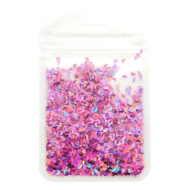 Starstruck Sparkle – Holographic Silver Nail Sequins for Viral DIY Looks