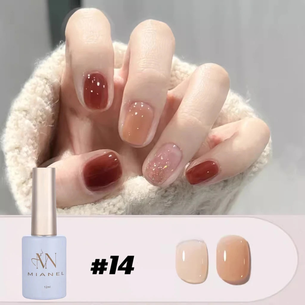 MIANEL 3-in-1 Gel Nail Polish – One-Step Formula for Vibrant Summer Nails