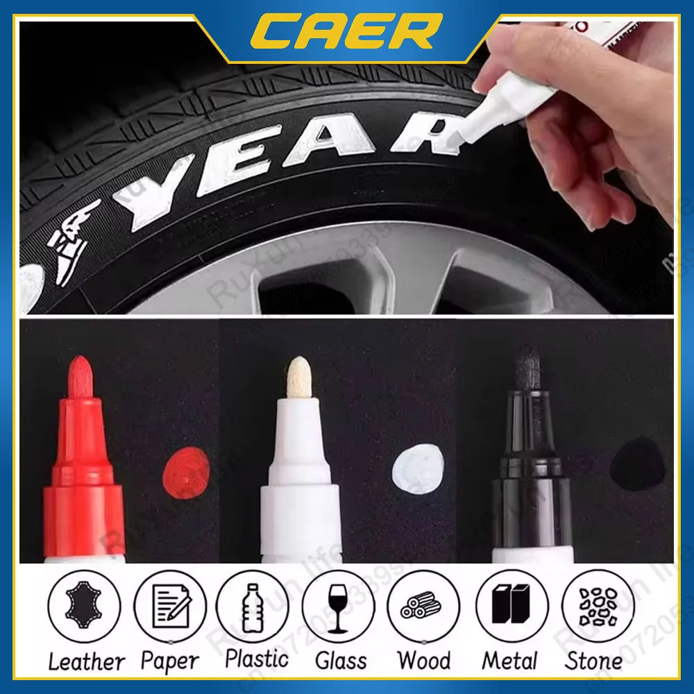 Oily Paint Tire Pen – Mark, Touch Up & Make It Stick!