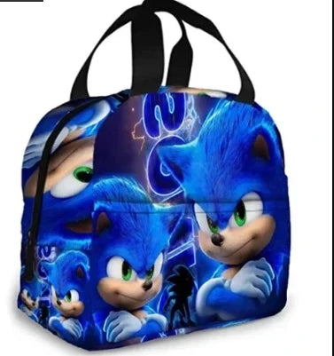 Sonic Speedster School Backpack – Anime Cartoon Schoolbag for Boys & Girls in Primary & Middle School
