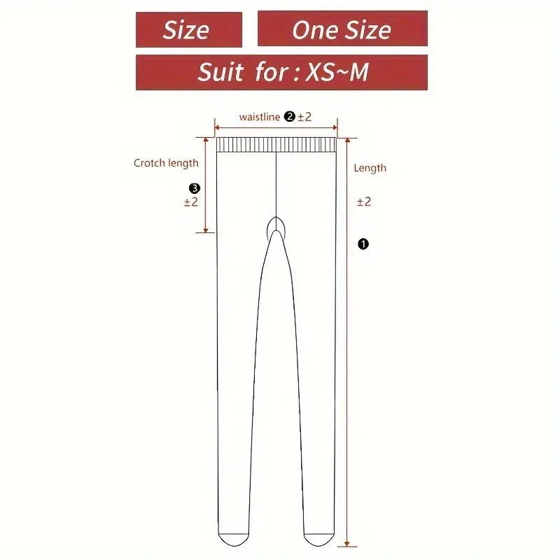 Fake semi-transparent thermal pants, autumn high stretch tights, women's underwear and pajamas