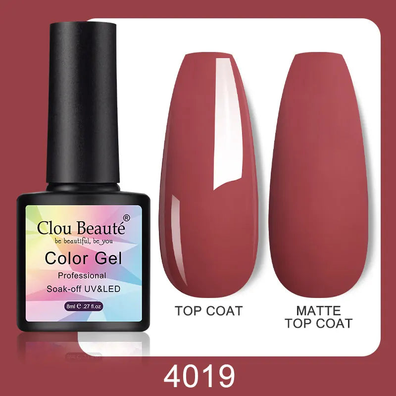 Clou Beaute Color Pop – 8ml Gel Varnish for Bold, Long-Lasting Nail Art (UV/LED Cure)
