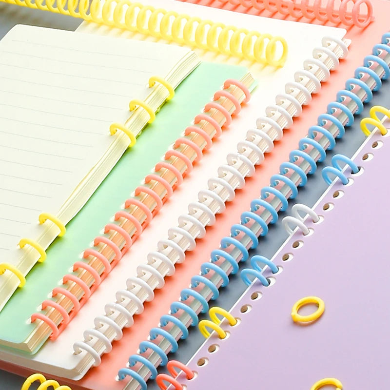 Multi-Hole Transparent Binder Covers – A4 Loose-Leaf PP Matte & Film Discbound Options for School, Office & Creative Journaling