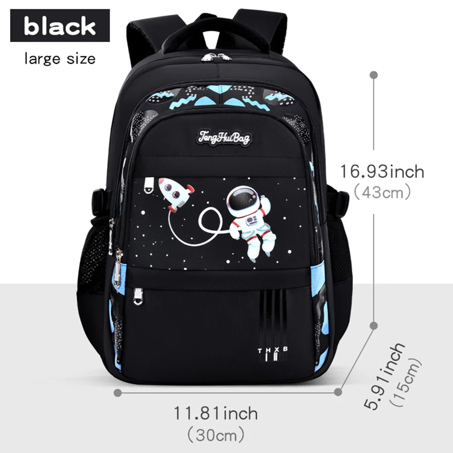 AstroPack School Backpack – Waterproof Laptop Bag for Boys Ages 6–12, Grades 1–6
