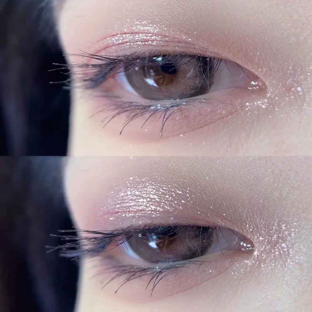 DIKALU Transparent Acrylic Eyeshadow Tray Pearl Matte Waterproof Is Not Easy To Faint Earth Color Nine Grid Eyeshadow