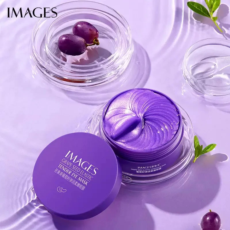 Grape Anti-aging Moisturizing Collagen Eye Mask Anti Dark Circles Dry Eyes Masks Beauty Skin Care Eye Patches 60Pcs