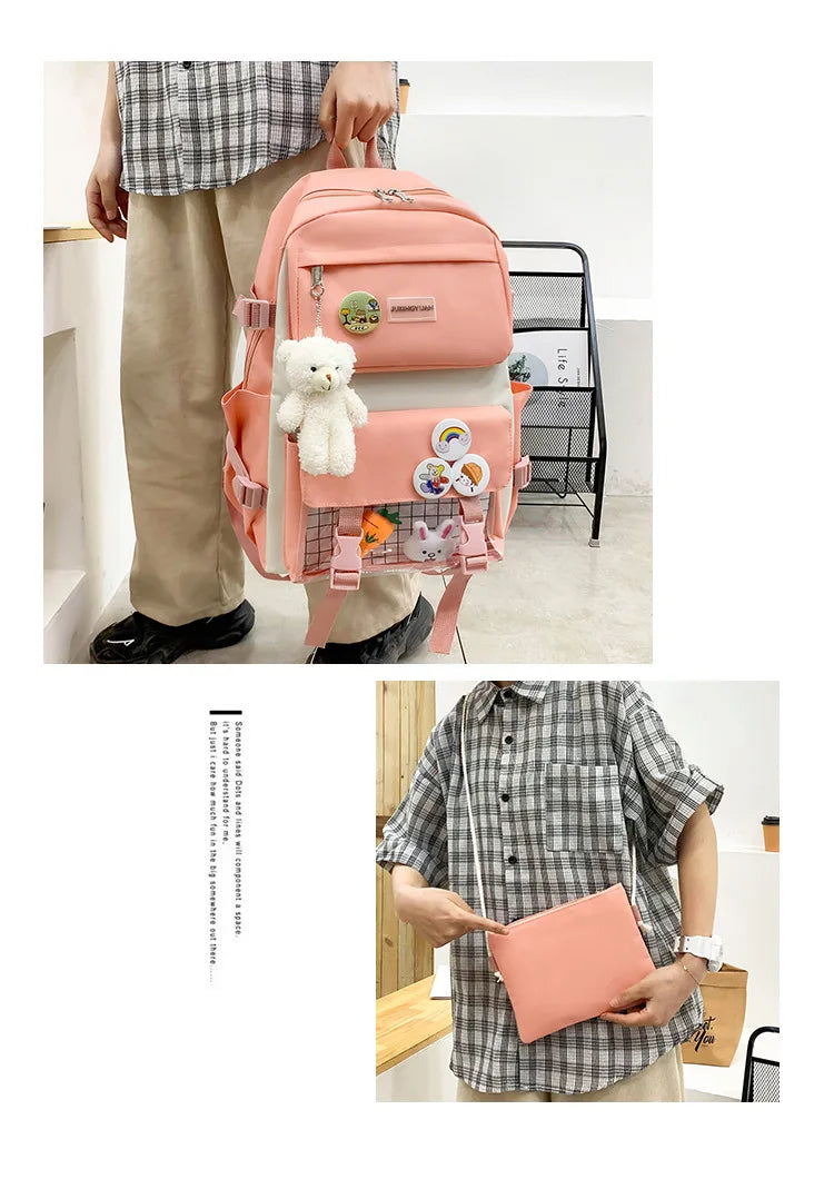 Mega School Backpack Set – Bold, Roomy & Class-Ready!