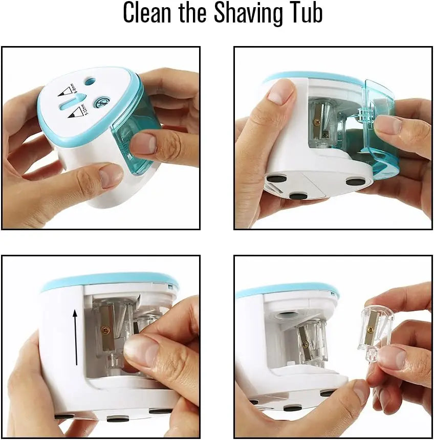 enwin Dual-Hole Electric Pencil Sharpener – Auto Switch Design for Home, School & Creative Art Stationery Use
