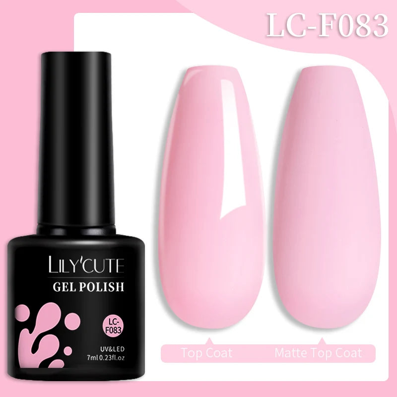 LILYCUTE Color Explosion – 184 Shades of Long-Lasting Gel Polish with Red Glitter Magic