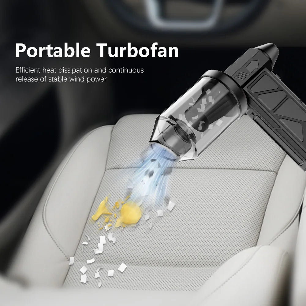 2-in-1 Blower & Vacuum | 4-Speed, Magnetic Nozzles, LED + Fast USB-C Charging