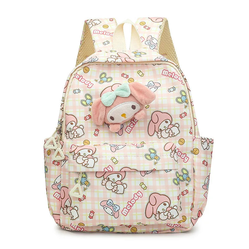 Sanrio Star Squad Backpack – Hello Kitty, Kuromi & Cinnamoroll Cutie Carry for Kids & College!