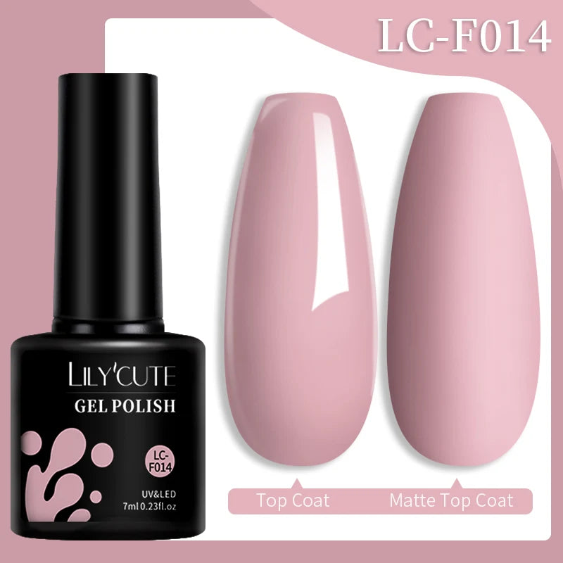 LILYCUTE Color Explosion – 184 Shades of Long-Lasting Gel Polish with Red Glitter Magic