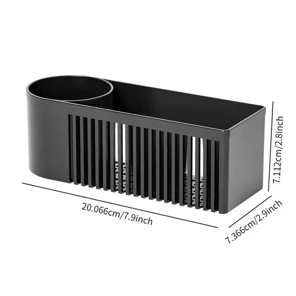 1pc Kitchen Drain Rack Kitchen utensils storage basket used for storing cleaning tools sponge cleaning drying drain basket